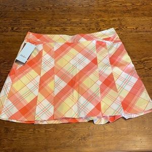 𝅺Lady Hagan plaid golf skort NWT